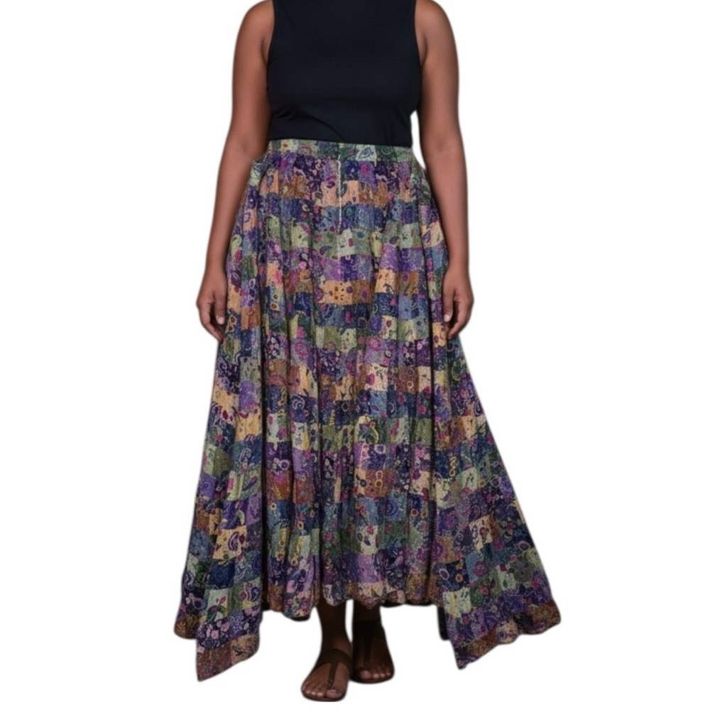 Fairy Cottagecore Patchwork Boho Gypsy Hippie Max… - image 1